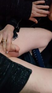 dans la cabine avec papy